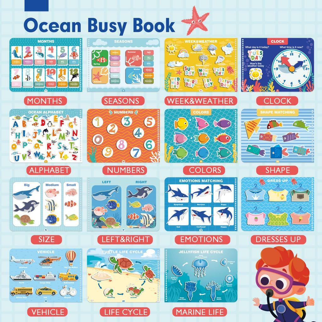 (現貨) Ocean Busy Book (連盒)