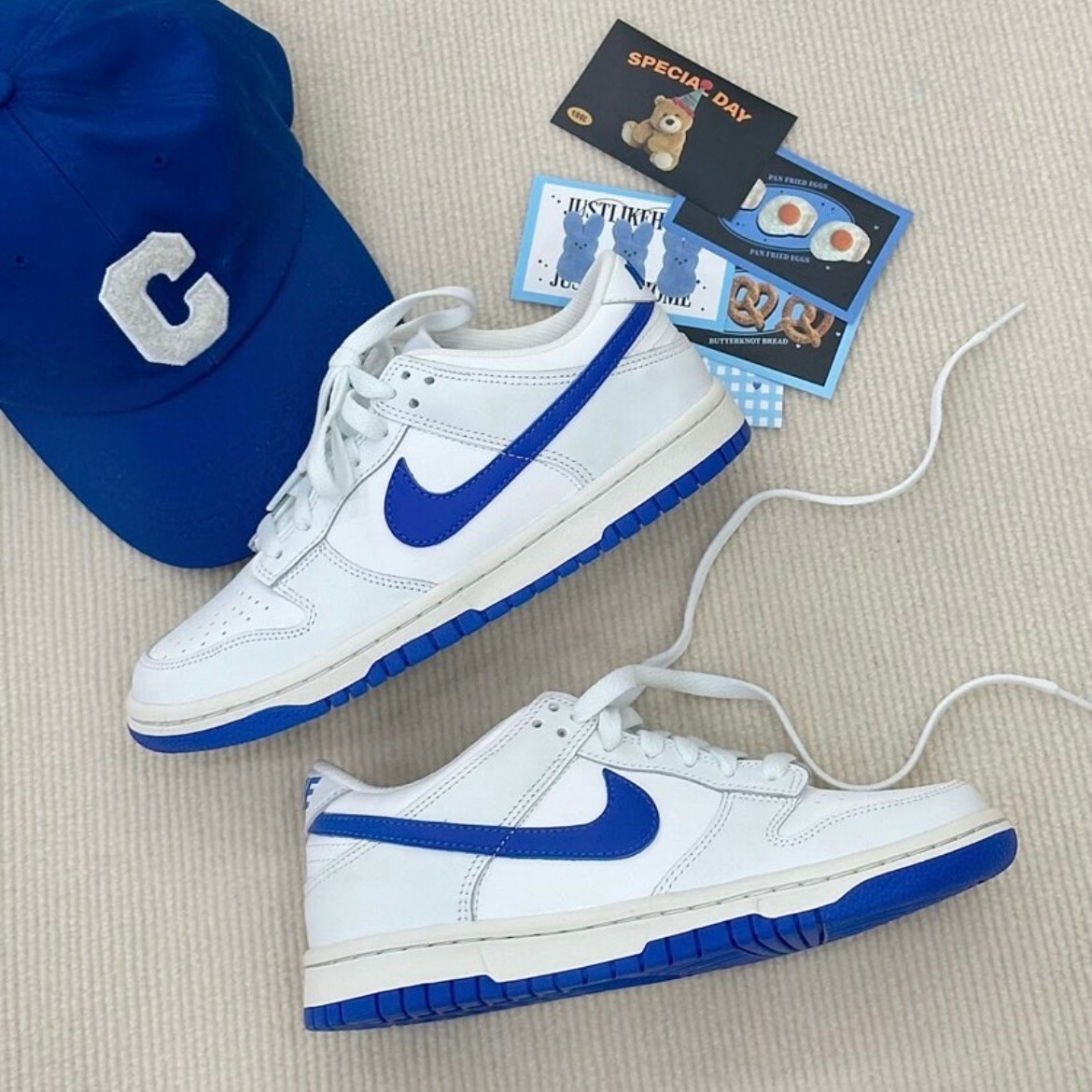 Nike Dunk Low Royal Blue 克萊茵藍 白藍 海鹽 奶油 低筒 休閒鞋