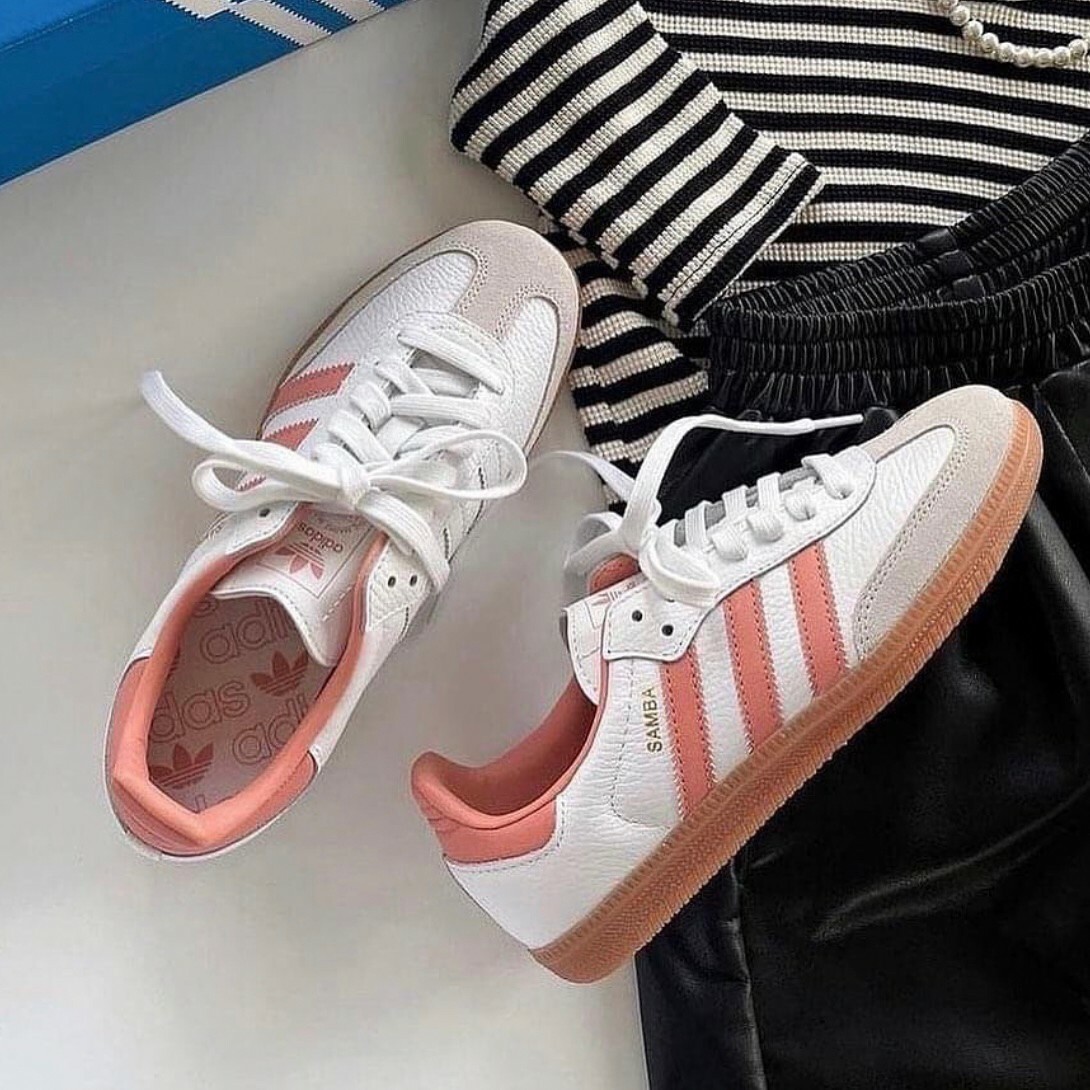 Adidas Originals Samba OG 草莓餅乾 珊瑚粉 焦糖底 經典 麂皮 復古 德訓鞋