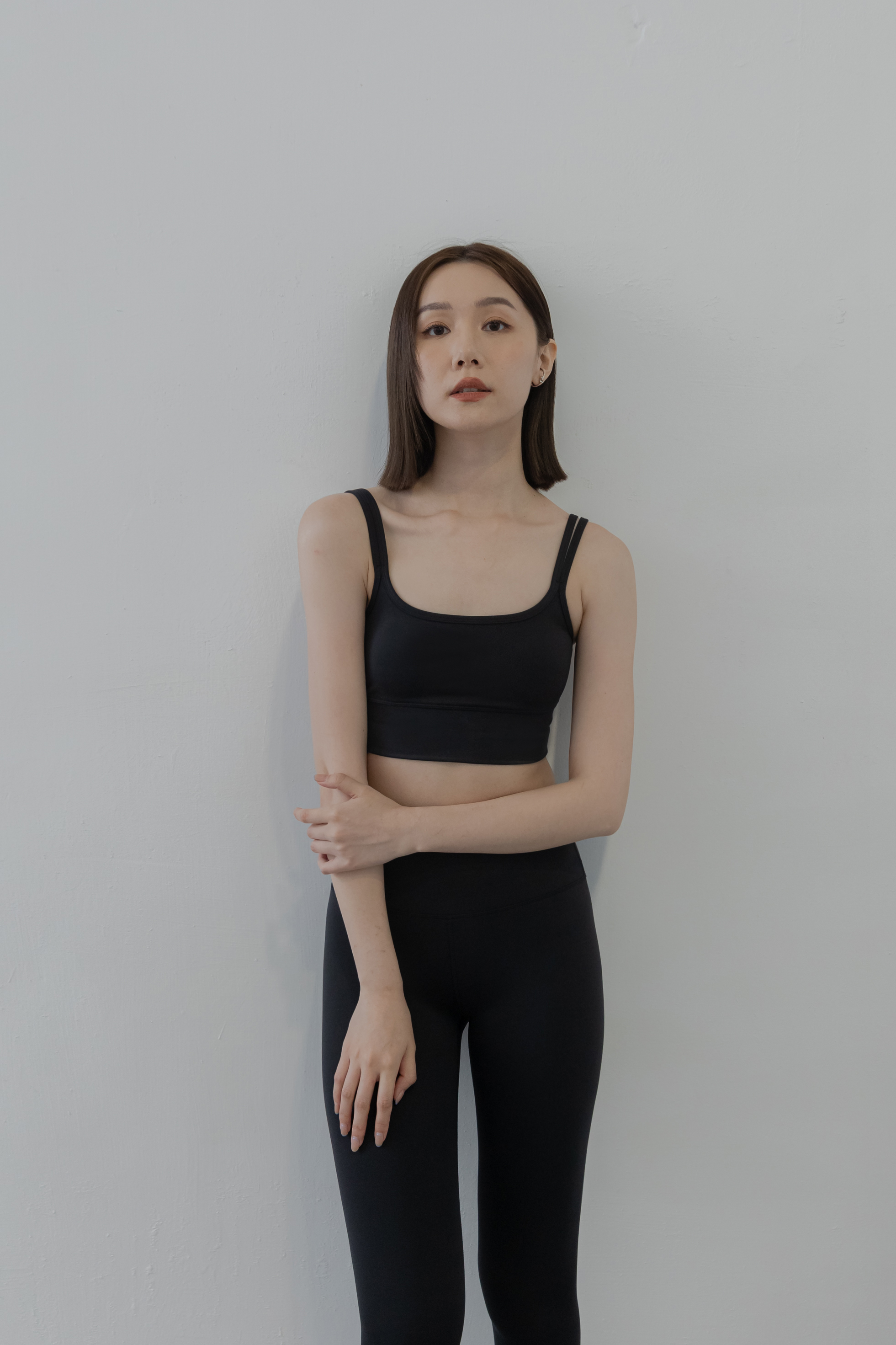 Shyni Strappy Back Bra Top- 正黑