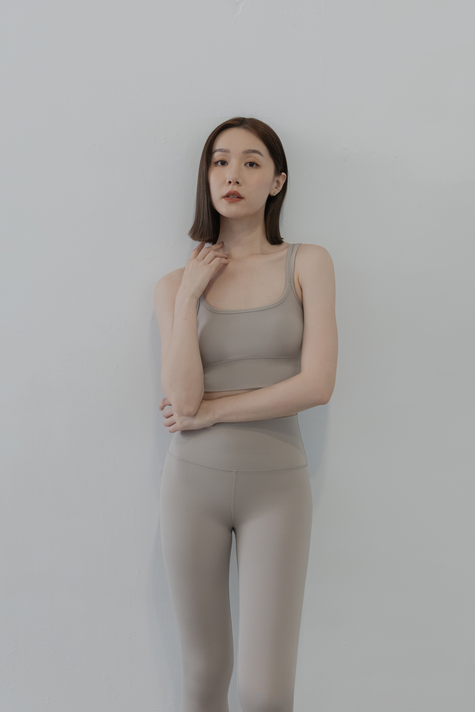 Shyni Strappy Back Bra Top- 沙色