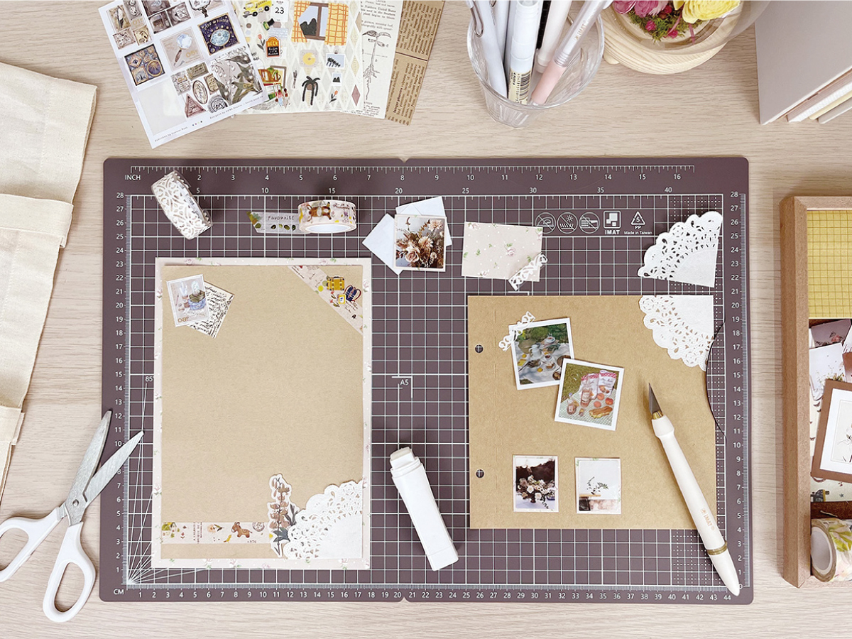 A3大尺寸 翻轉切割墊 2.0 環保無毒書型摺疊切割墊｜IMAT