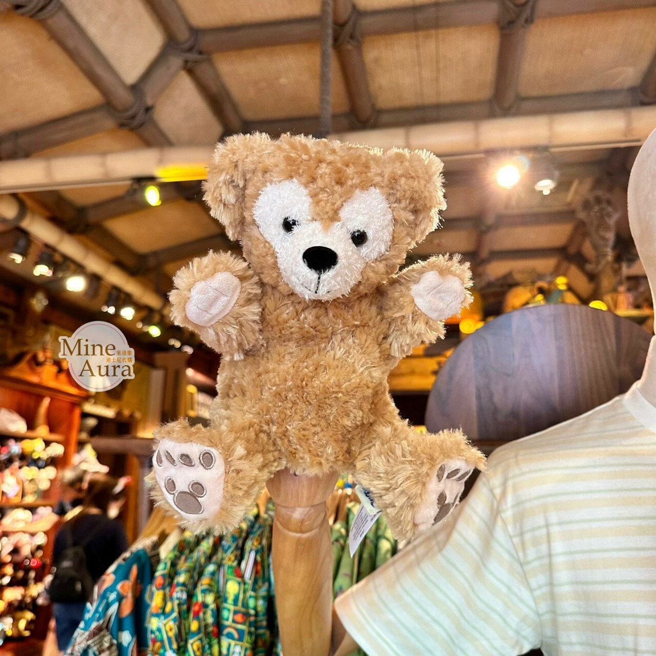 達菲 Duffy 絨毛 手偶 娃娃 玩偶 -香港迪士尼樂園