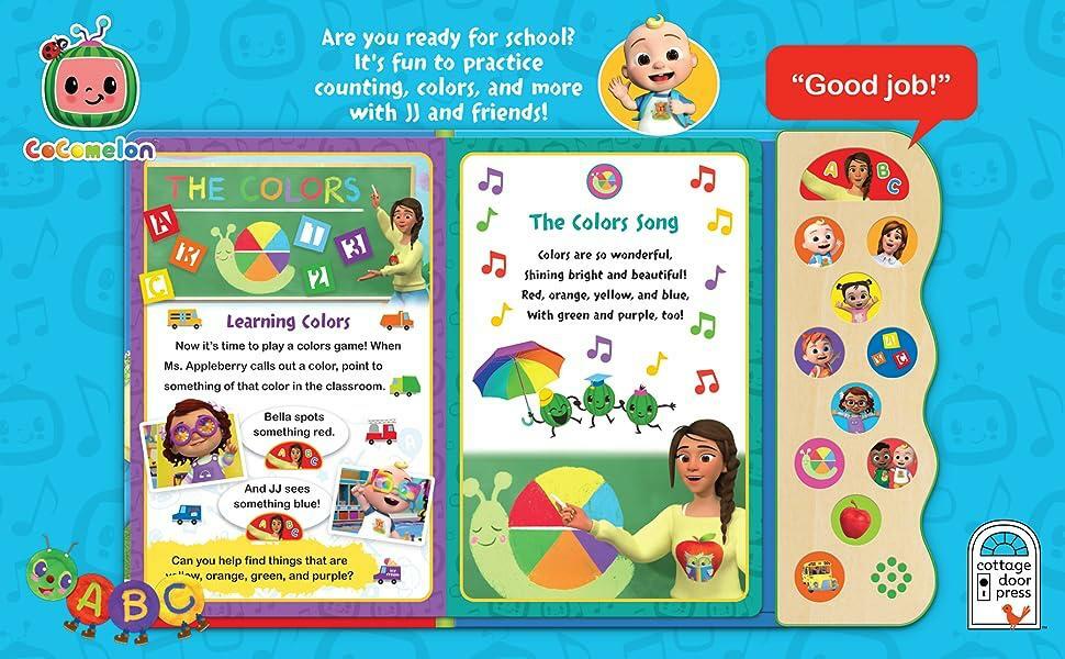 (現貨) Cocomelon 發聲書 JJ Goes to School