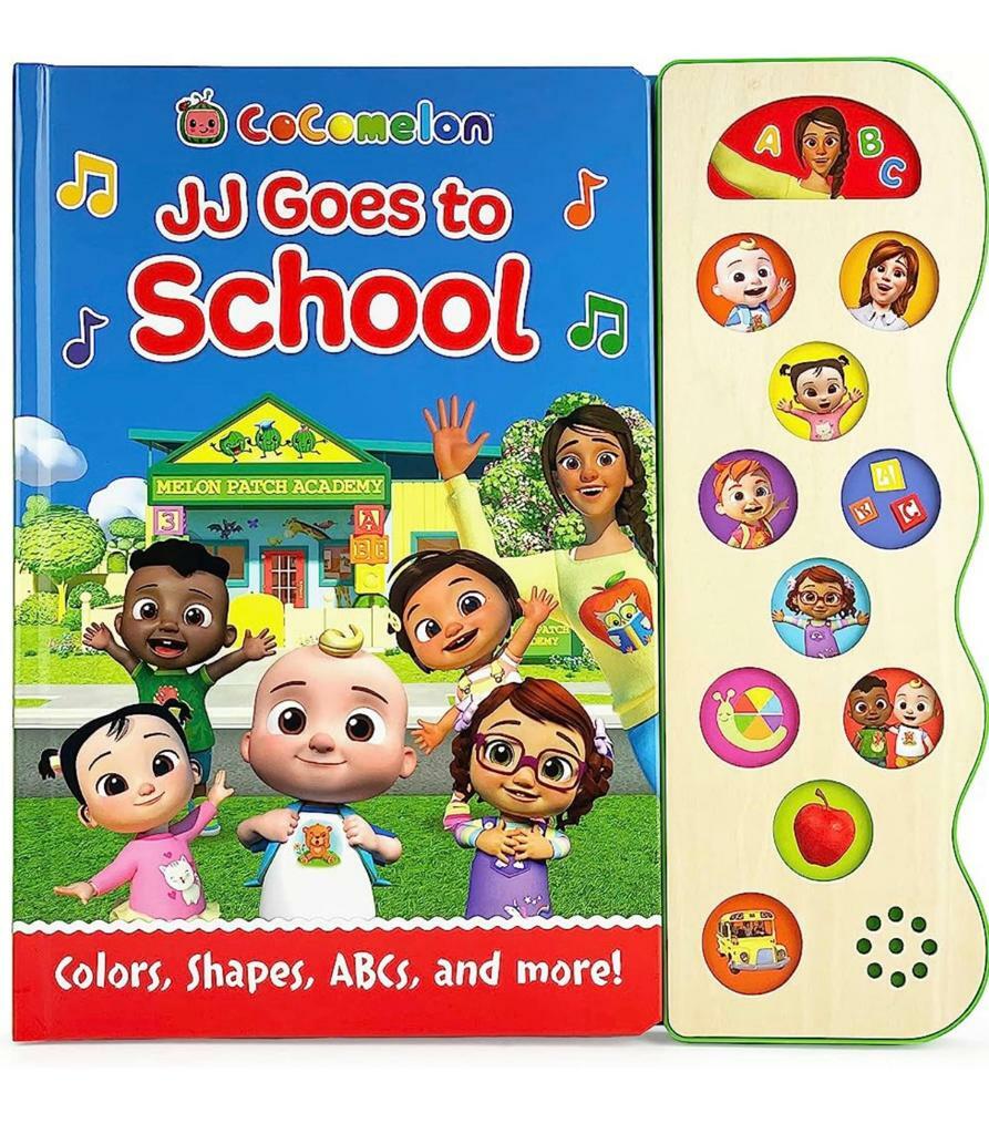 (現貨) Cocomelon 發聲書 JJ Goes to School