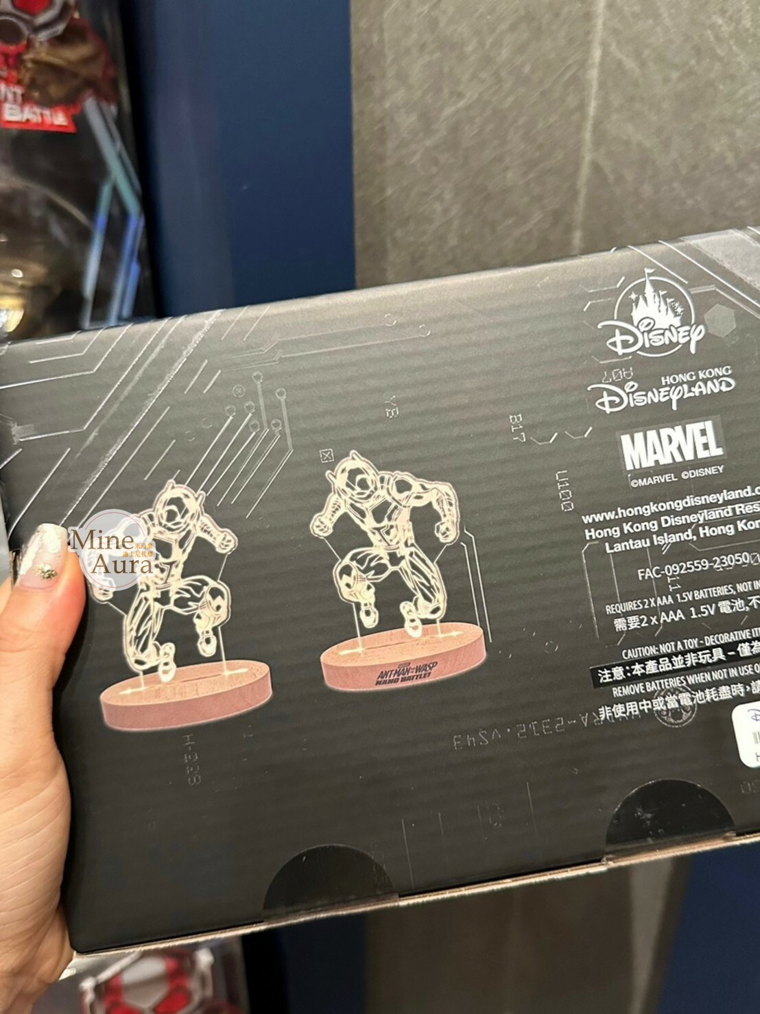 蟻人 Ant-Man 黃蜂女 Wasp LED 造型 燈座 夜燈 擺飾品 漫威 Marvel -香港迪士尼樂園