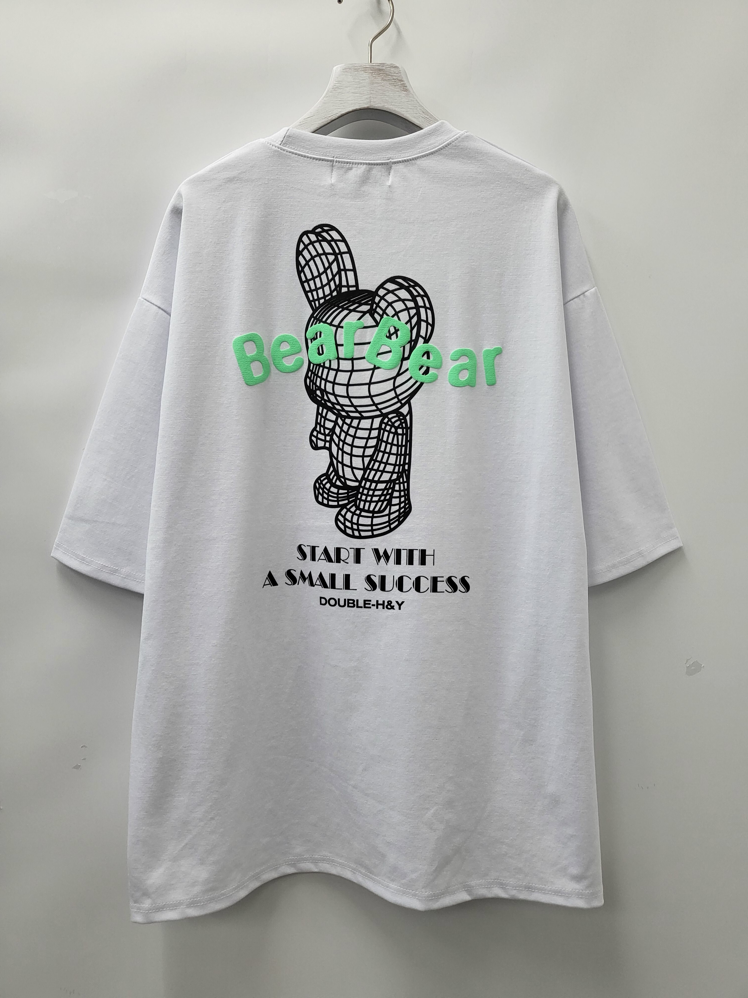 3D熊仔圖案短袖Tee T5104