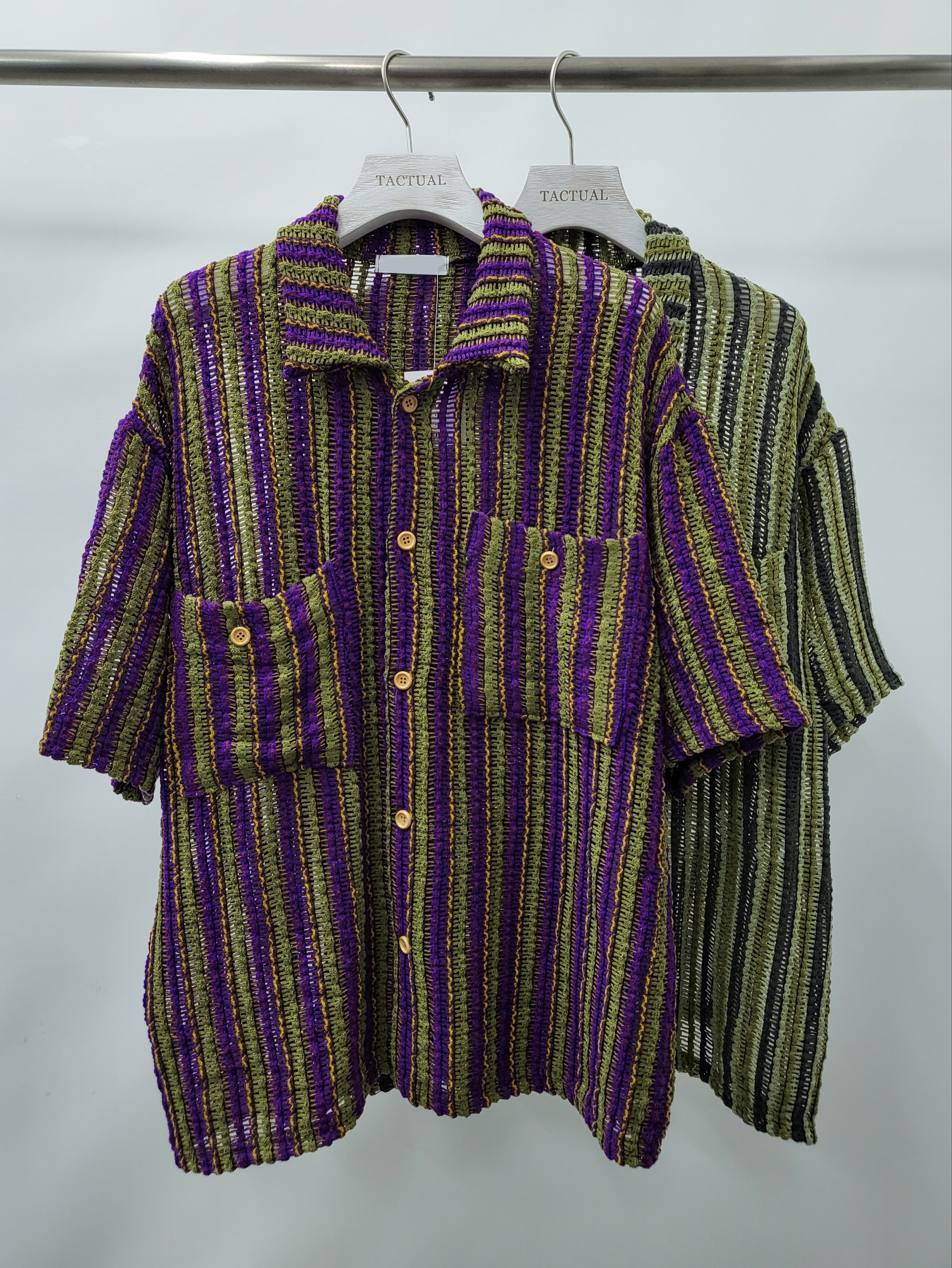 條紋短袖恤衫 S2125