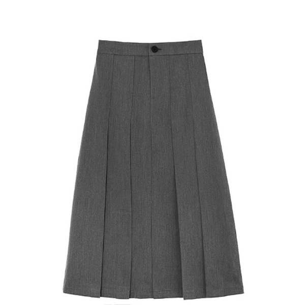 High-waisted suit skirt