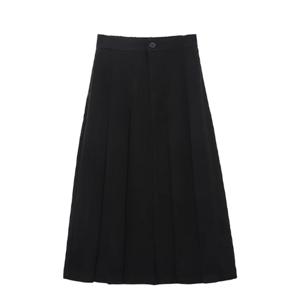 High-waisted suit skirt