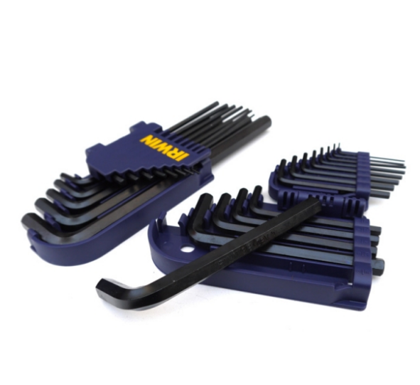 "IRWIN" 加長波頭六角匙(黑色英制) (13支裝)