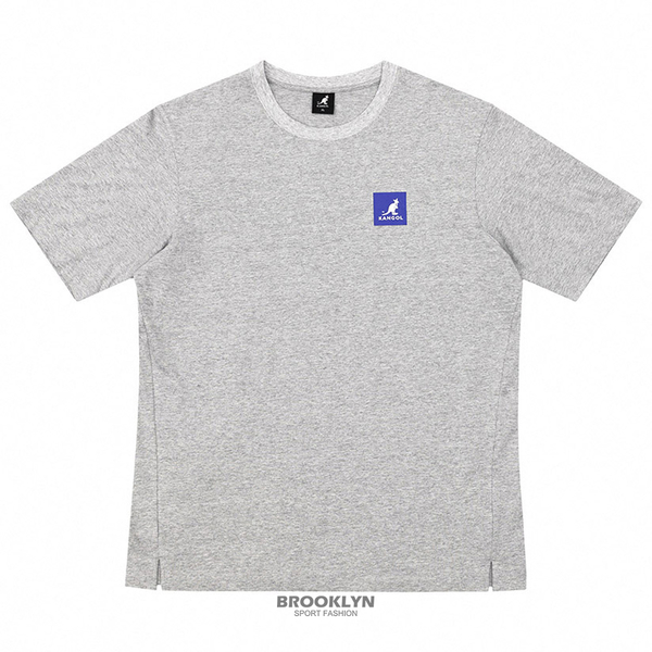 【下殺↘ $399】KANGOL 短袖 短T 灰 方格袋鼠背大橫向LOGO 袋鼠 棉 男 6225100510