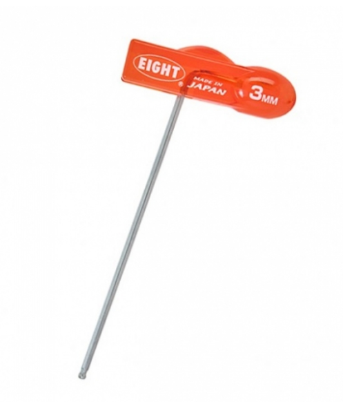 日本"EIGHT" L柄兩用波頭六角匙