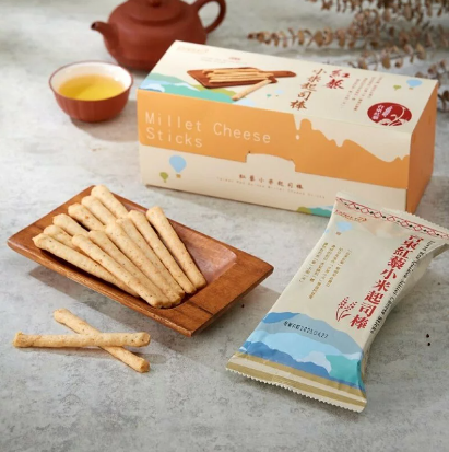 【Djulis德朱利斯】紅藜小米起司棒63g(21g*3包)