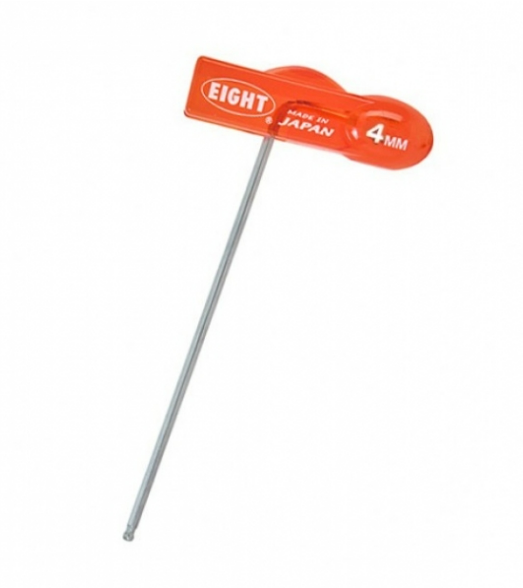 日本"EIGHT" L柄兩用波頭六角匙