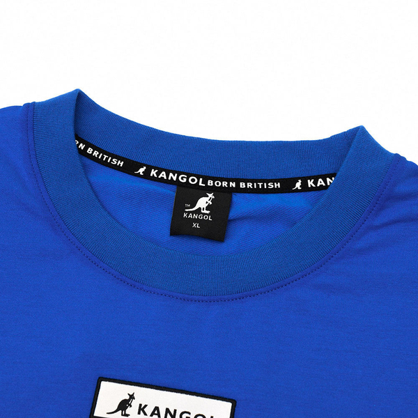 【下殺↘ $399】KANGOL 短袖 短T 藍 黑白LOGO 圓領短袖  6225100894