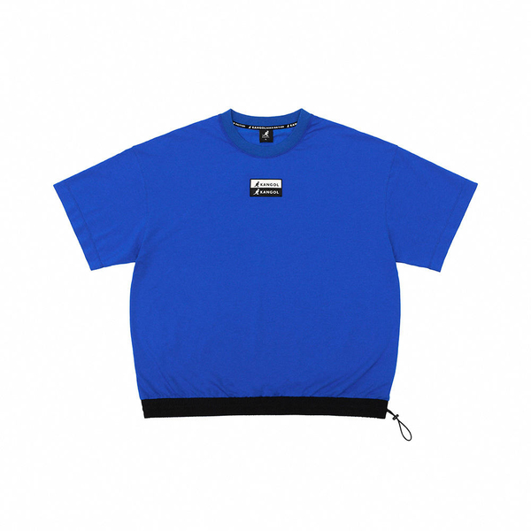 【下殺↘ $399】KANGOL 短袖 短T 藍 黑白LOGO 圓領短袖  6225100894