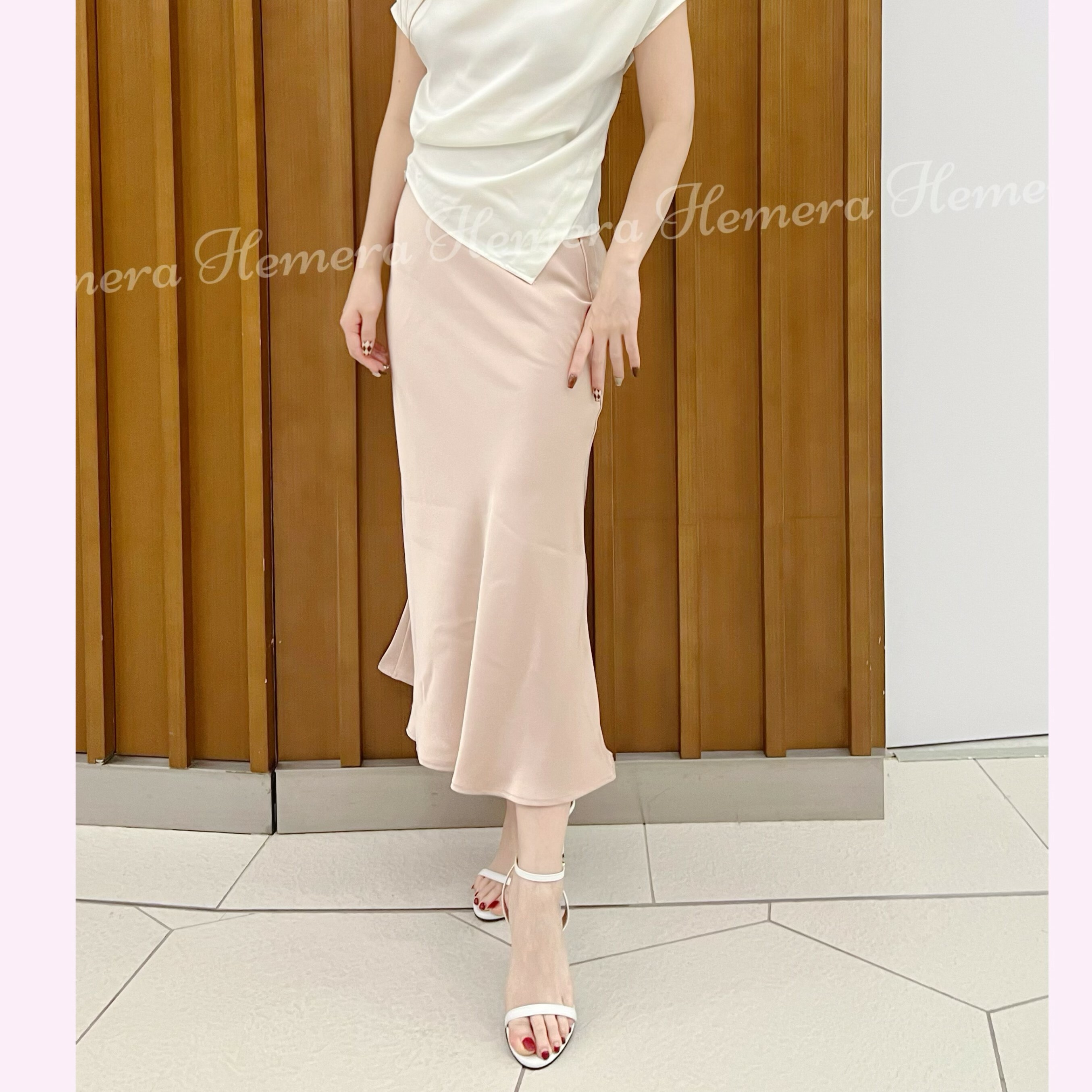 SK23S0805 魚尾半身中長裙