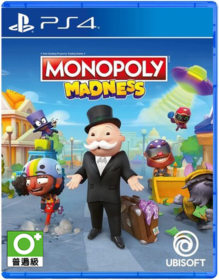 PS4 MONOPOLY 地產大亨：瘋樂 中文版