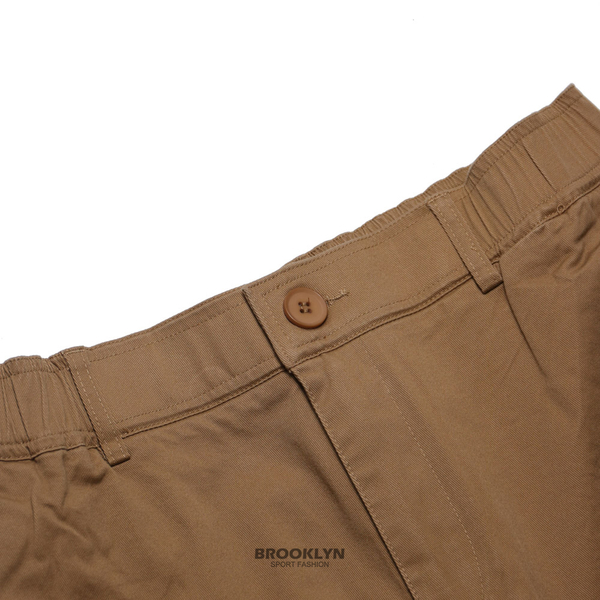 【下殺↘ $399】KANGOL 短褲 咖啡 工裝 口袋 休閒短褲 男 6221152162