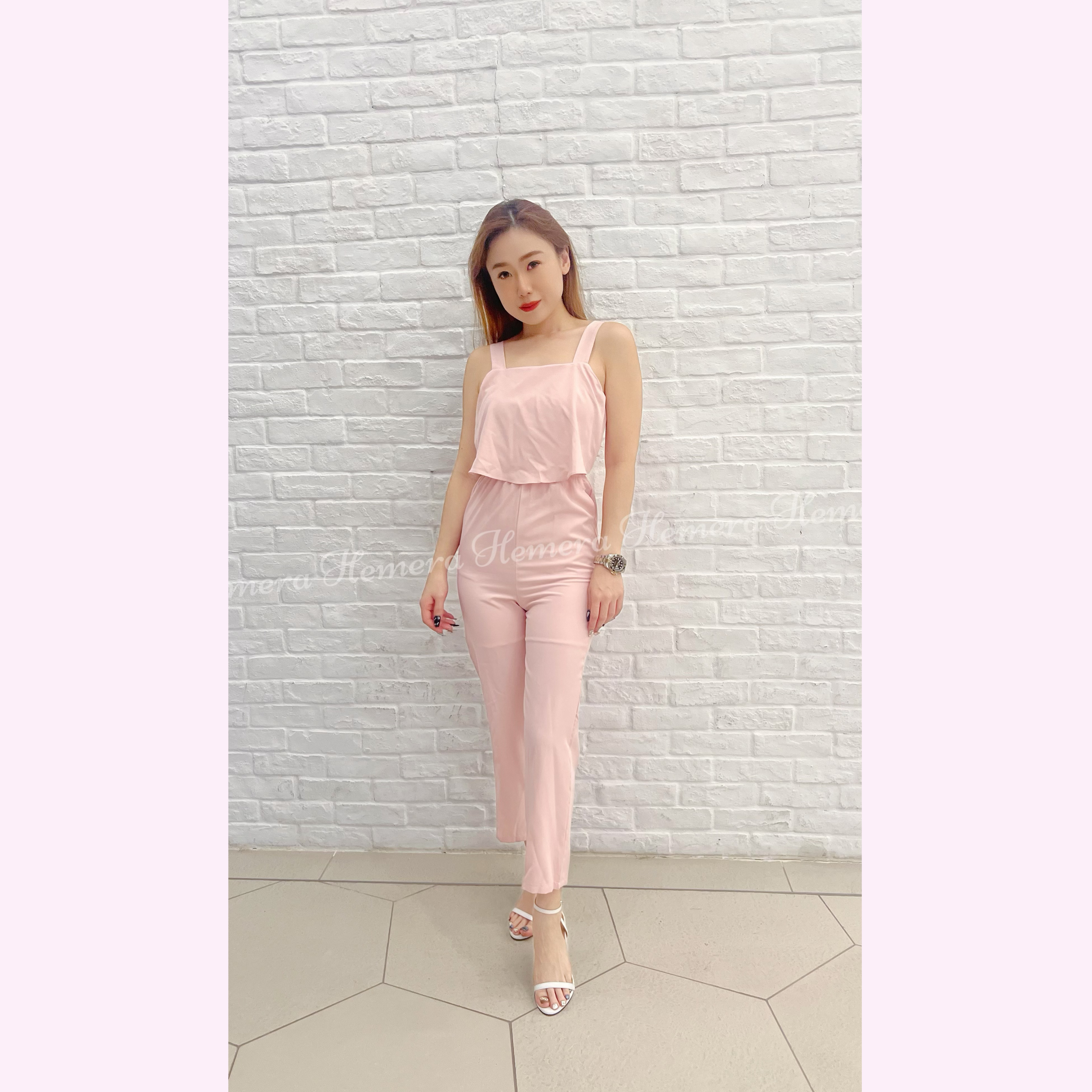 JS23S0808 後綁蝴蝶結甜心連身褲