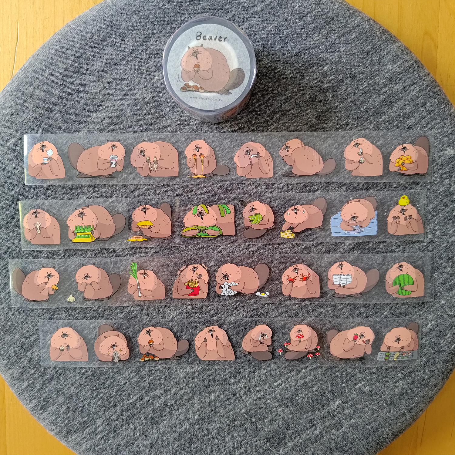 【ehcat貓室友】河狸PET膠帶