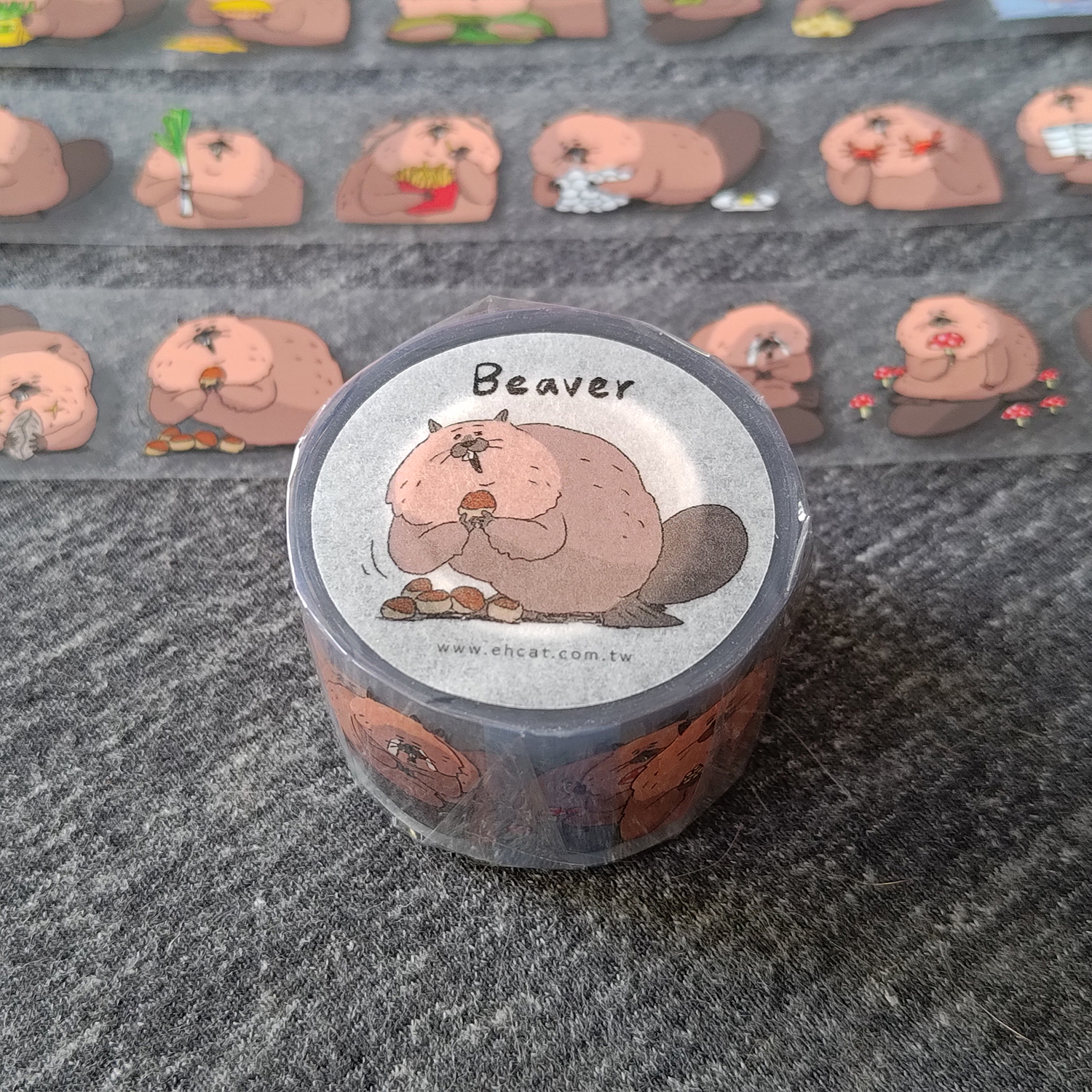 【ehcat貓室友】河狸PET膠帶