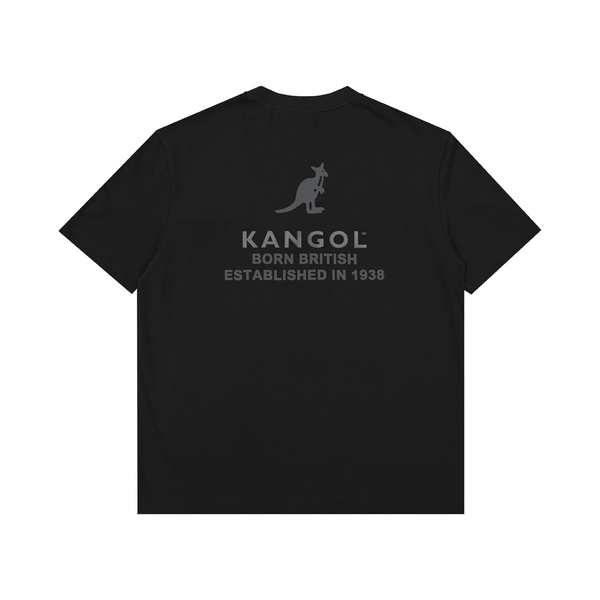 【下殺↘ $399】KANGOL 短袖 短T 中性 黑 拉鍊 6225101120