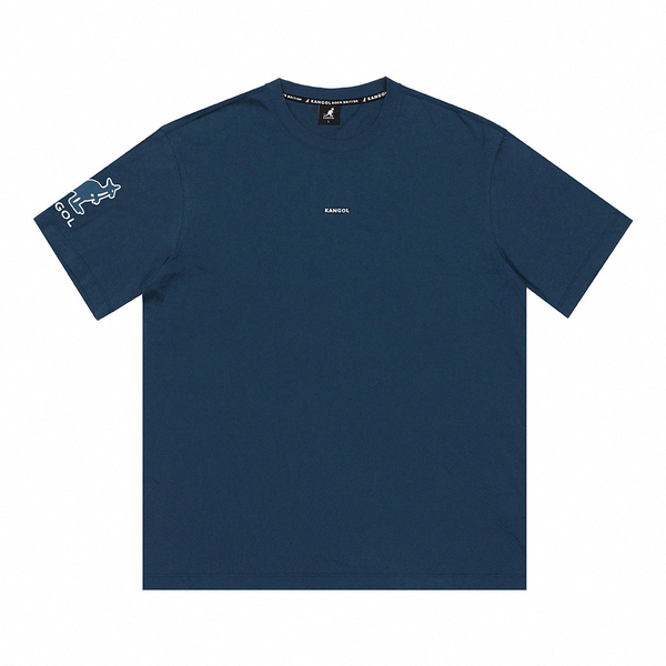 【下殺↘ $399】KANGOL 短袖 短T 中性 深藍 胸口小LOGO 6225101480
