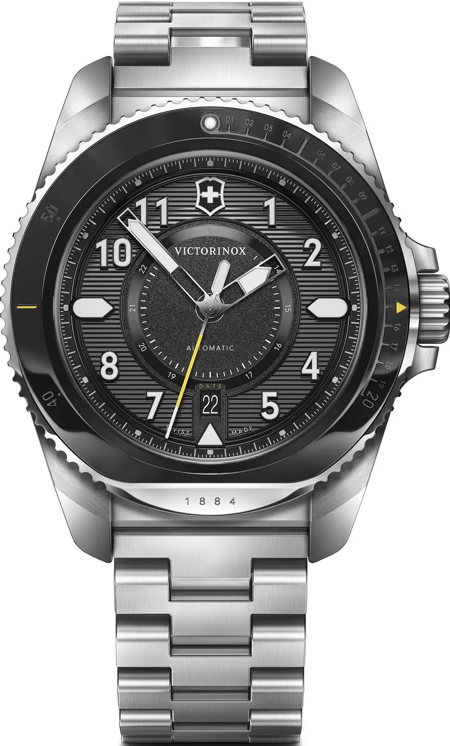 萬年鐘錶 - VICTORINOX SWISS ARMY 瑞士維氏   JOURNEY 1884  200米潛水機械男錶 241981 錶徑 : 43mm