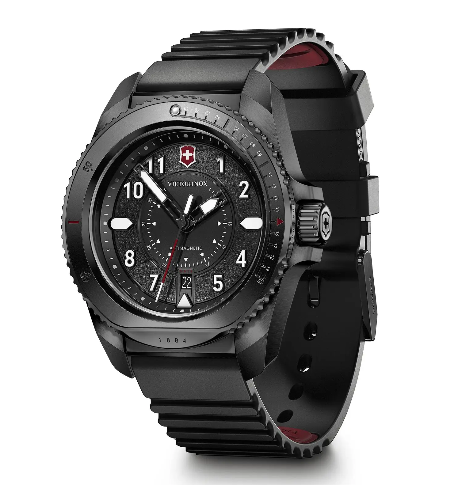 萬年鐘錶 - VICTORINOX SWISS ARMY 瑞士維氏   JOURNEY 1884  200米潛水機械男錶 241982 錶徑 : 43mm