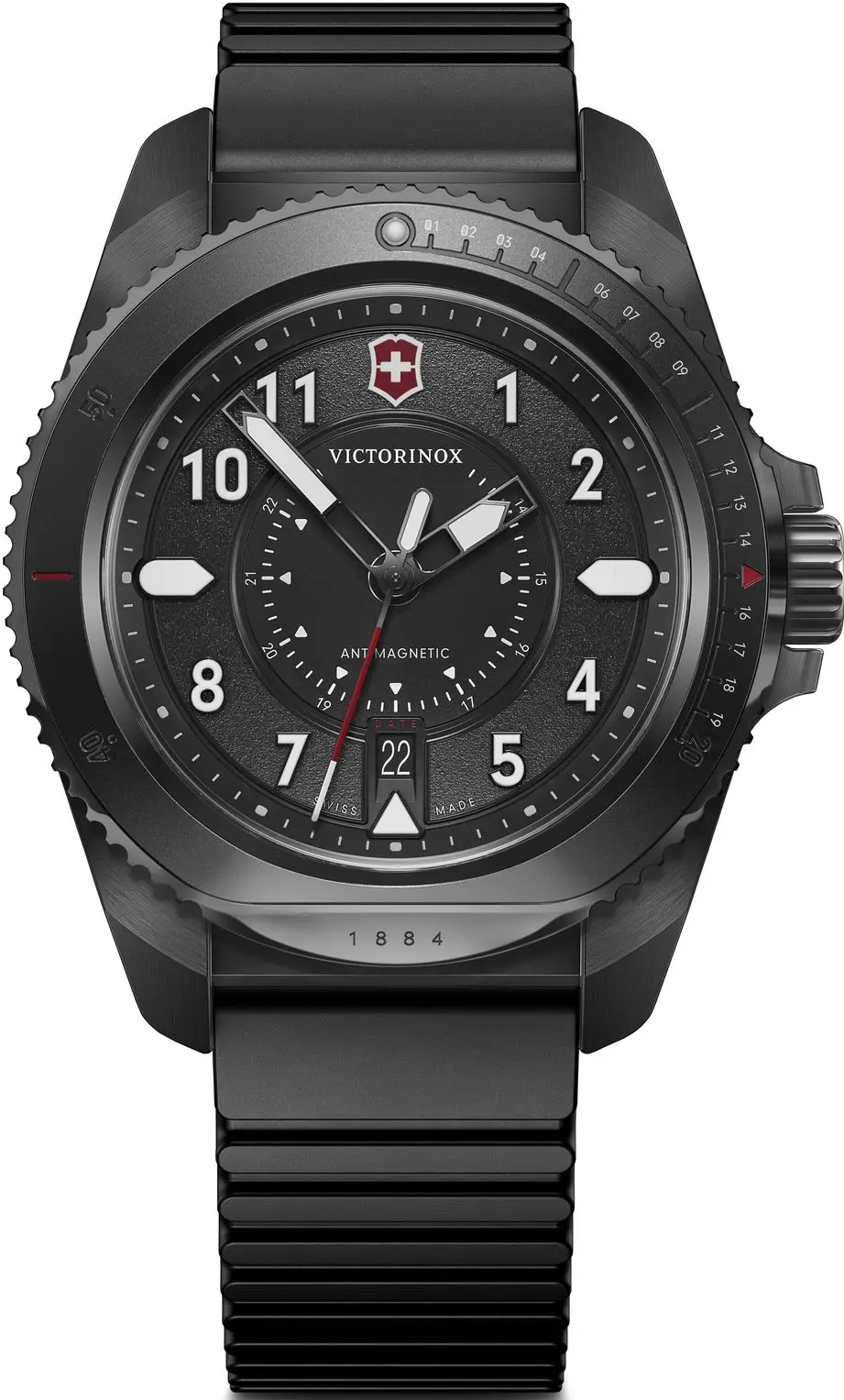 萬年鐘錶 - VICTORINOX SWISS ARMY 瑞士維氏   JOURNEY 1884  200米潛水機械男錶 241982 錶徑 : 43mm