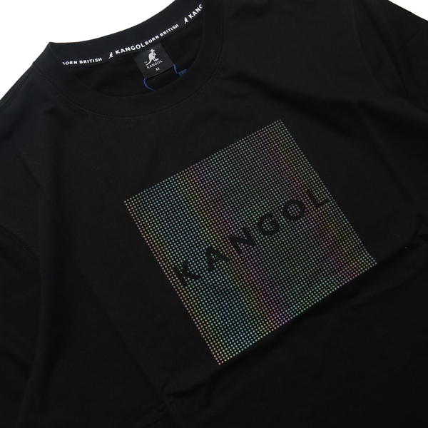 【下殺↘ $399】KANGOL 短袖 短T 黑 反光LOGO 男 6225100920