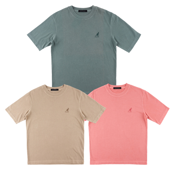 【下殺↘ $399】KANGOL 短袖 中性 水洗印花T 袋鼠 棉 63251007-