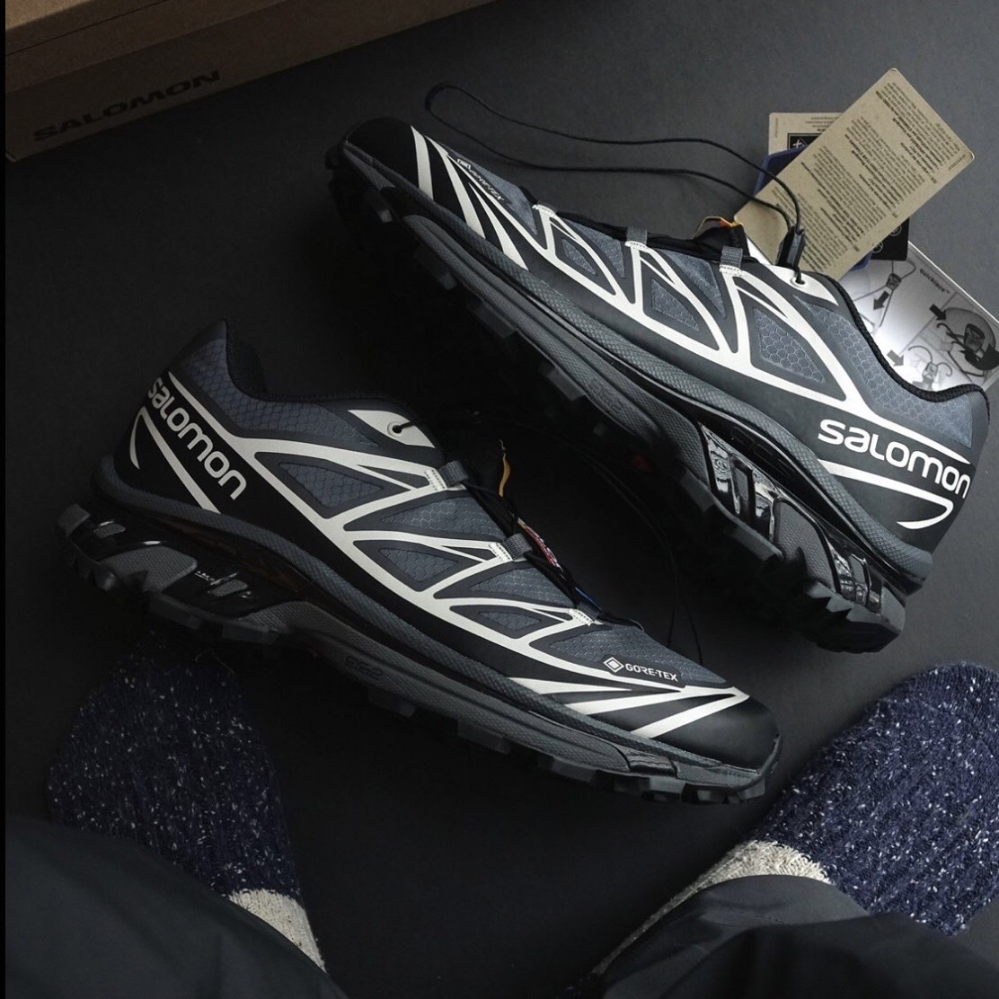 【APAIR】預購 Salomon Xt-6 Gore-tex "black grey" 黑灰銀 防水機能鞋 416635