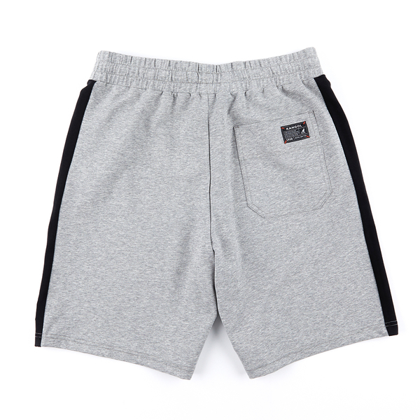 【下殺↘ $499】KANGOL 短褲 灰 黑條 舒適 針織 短褲 女 6325150111