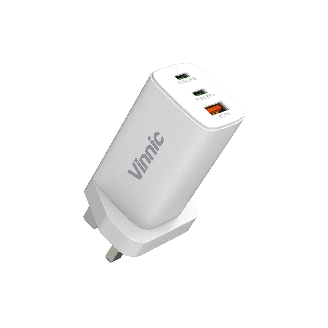 Vinnic 65W GaN PD QC 3 輸出充電器
