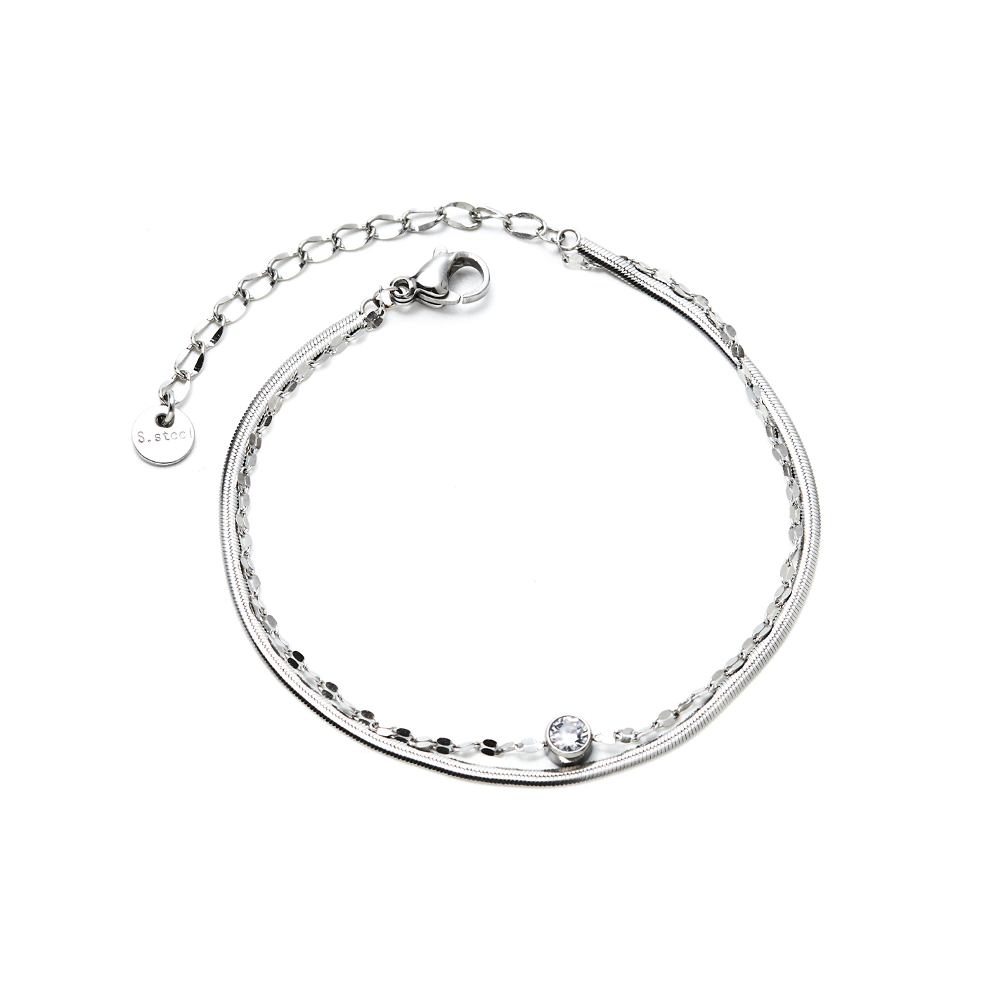 平價飾品,鋼飾,鑽,手鍊