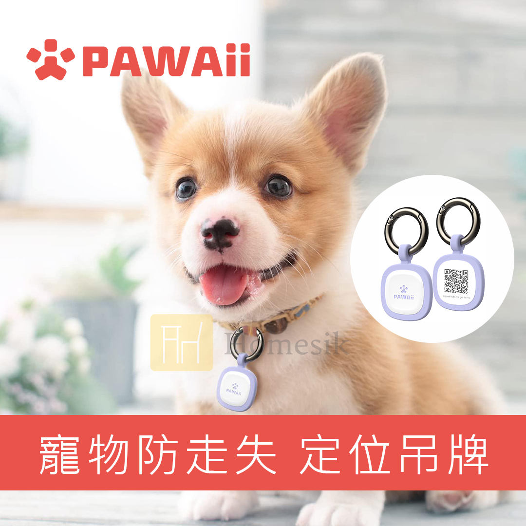 寵物ID Tag 防走失吊牌 (紫色) 電子名牌