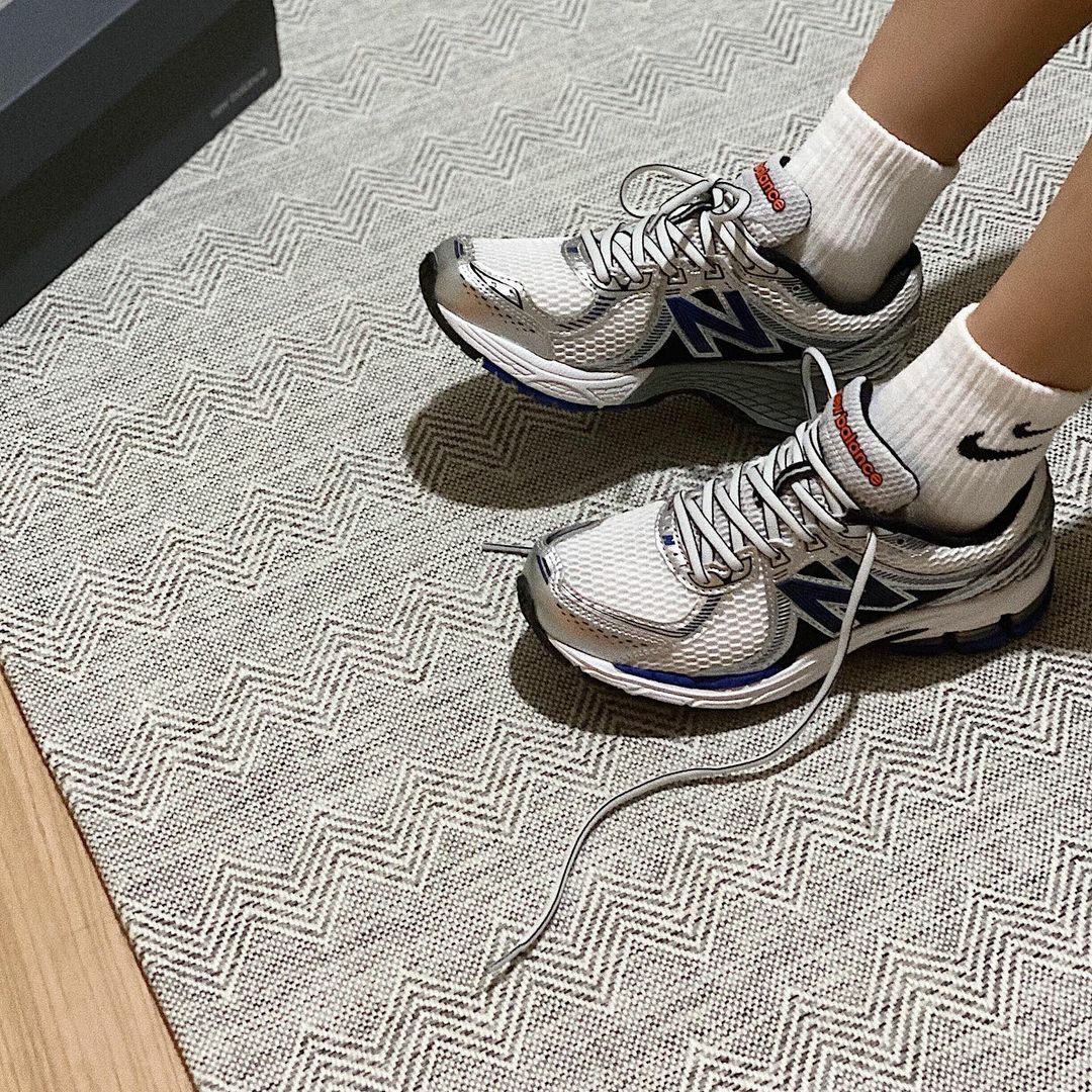 New Balance 860 白銀 白銀藍 皇家藍 NB 白色 復古 慢跑鞋 老爹鞋 ML860XB