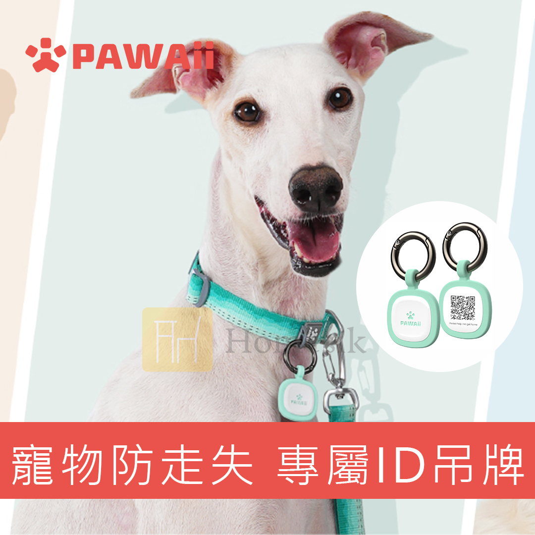 寵物ID Tag 防走失吊牌 (綠色) 電子名牌