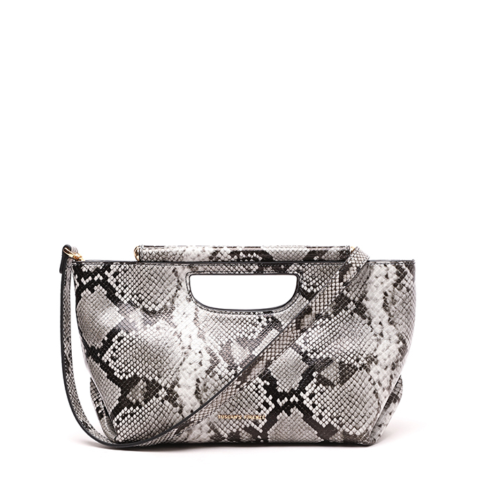 Lustro Printed Snake Handbag
