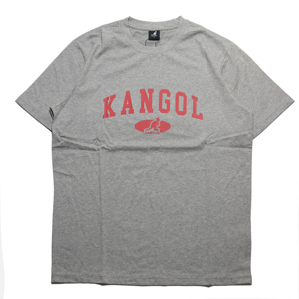 【下殺↘ $399】KANGOL 短T 短袖 灰 紅LOGO 寬鬆 休閒 上衣 中性 6325101111