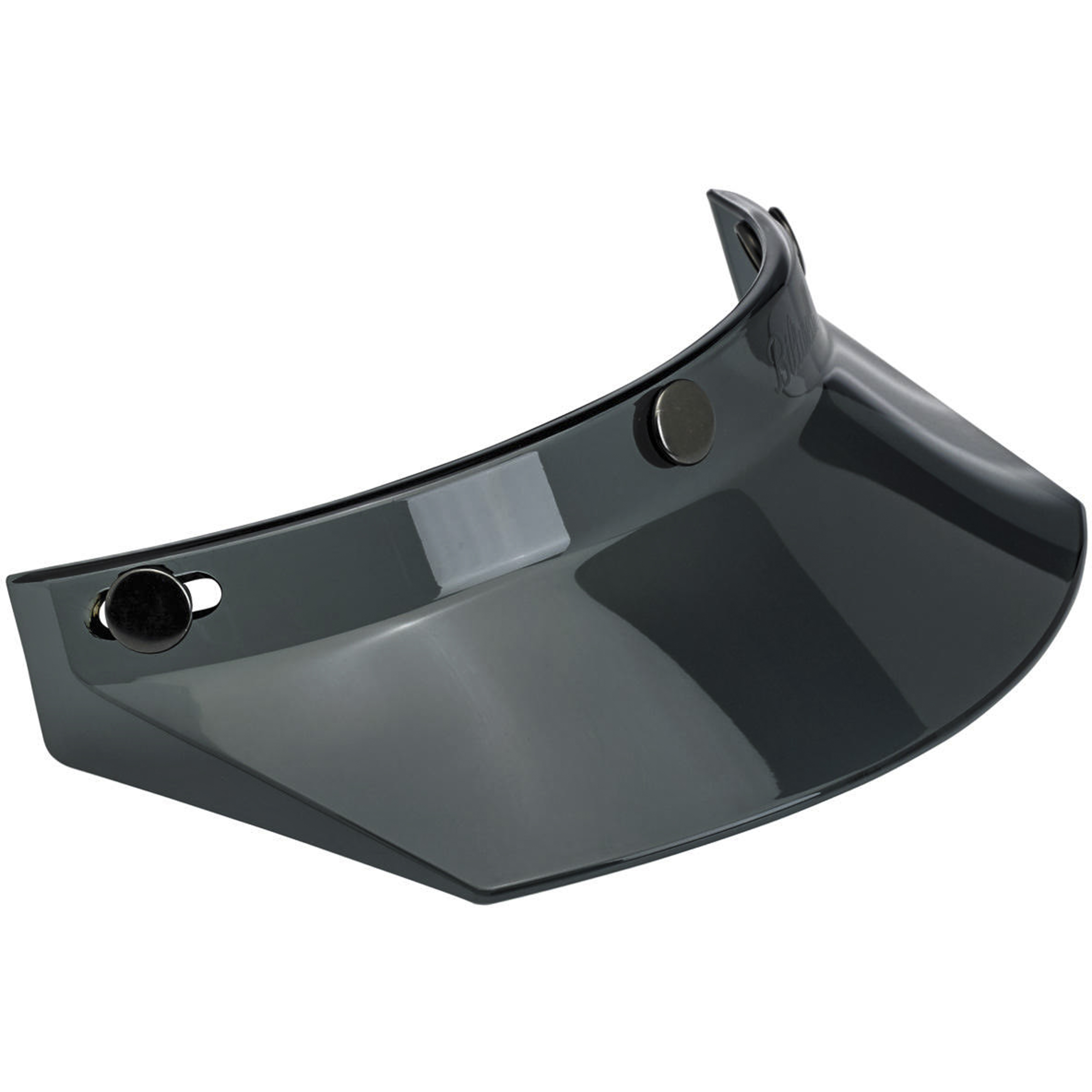 Biltwell 復古 三釦 Moto 帽簷 半透明 - 墨黑