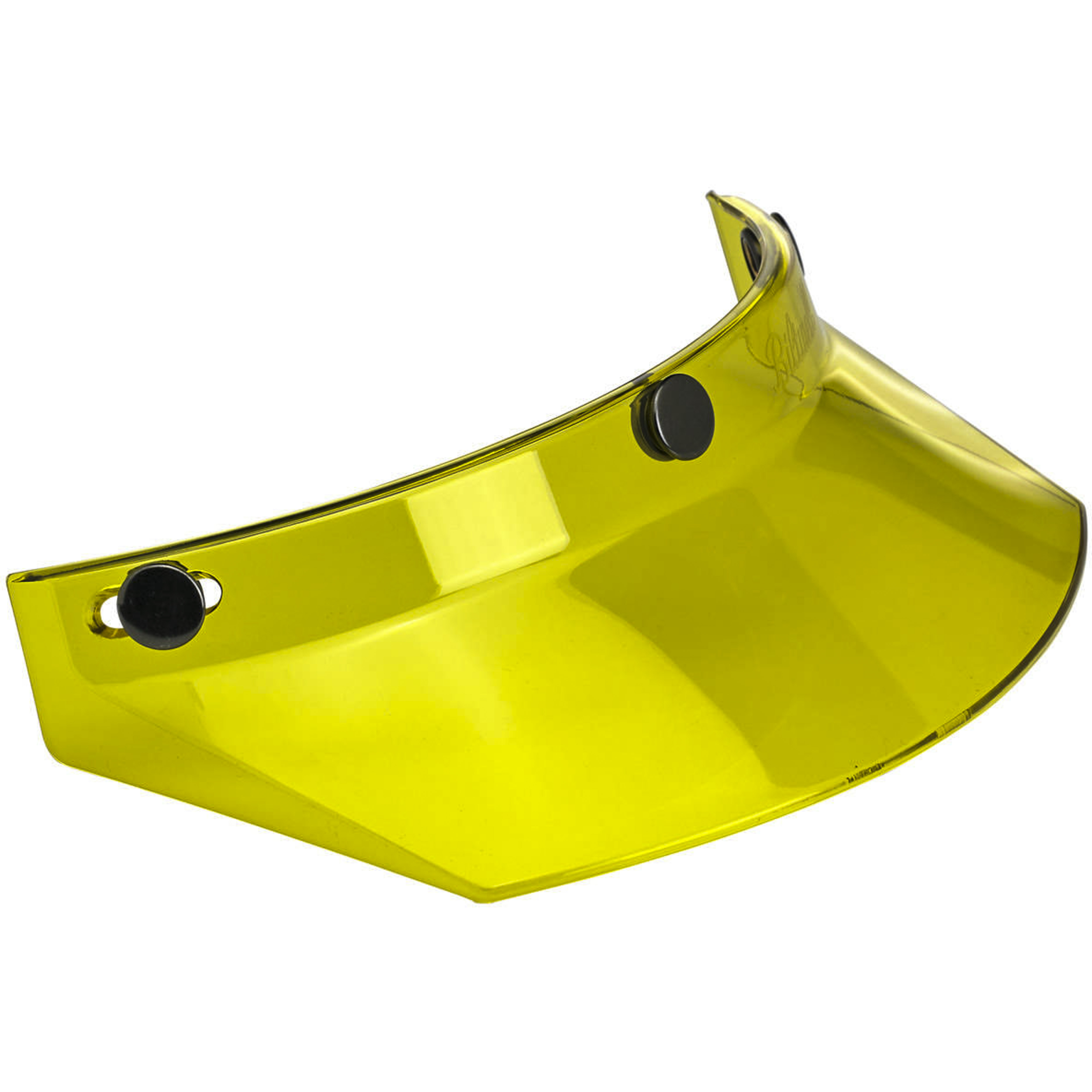 Biltwell 復古 三釦 Moto 帽簷 半透明 - 黃