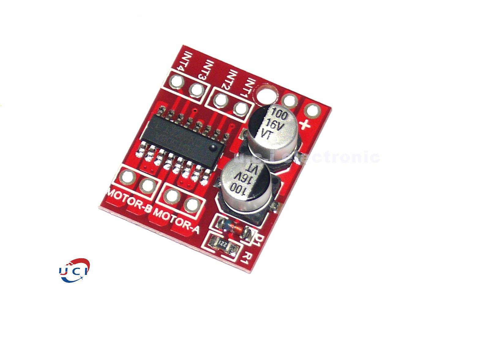 【UCI電子】(11-8) 2路直流電機驅動模組正反轉PWM調速 雙H橋步進電機迷你