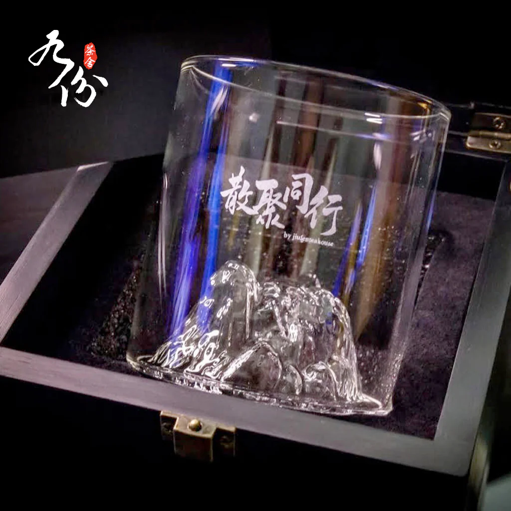 獅子山下玻璃杯禮盒｜九份茶舍