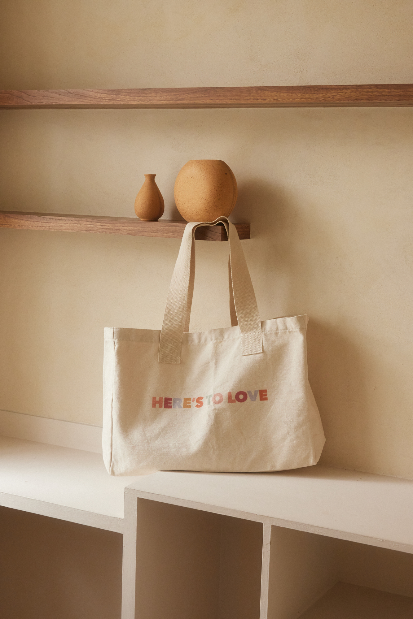 品牌旅行帆布袋【伴娘禮物/帆布包/旅行袋】－Heres to Love