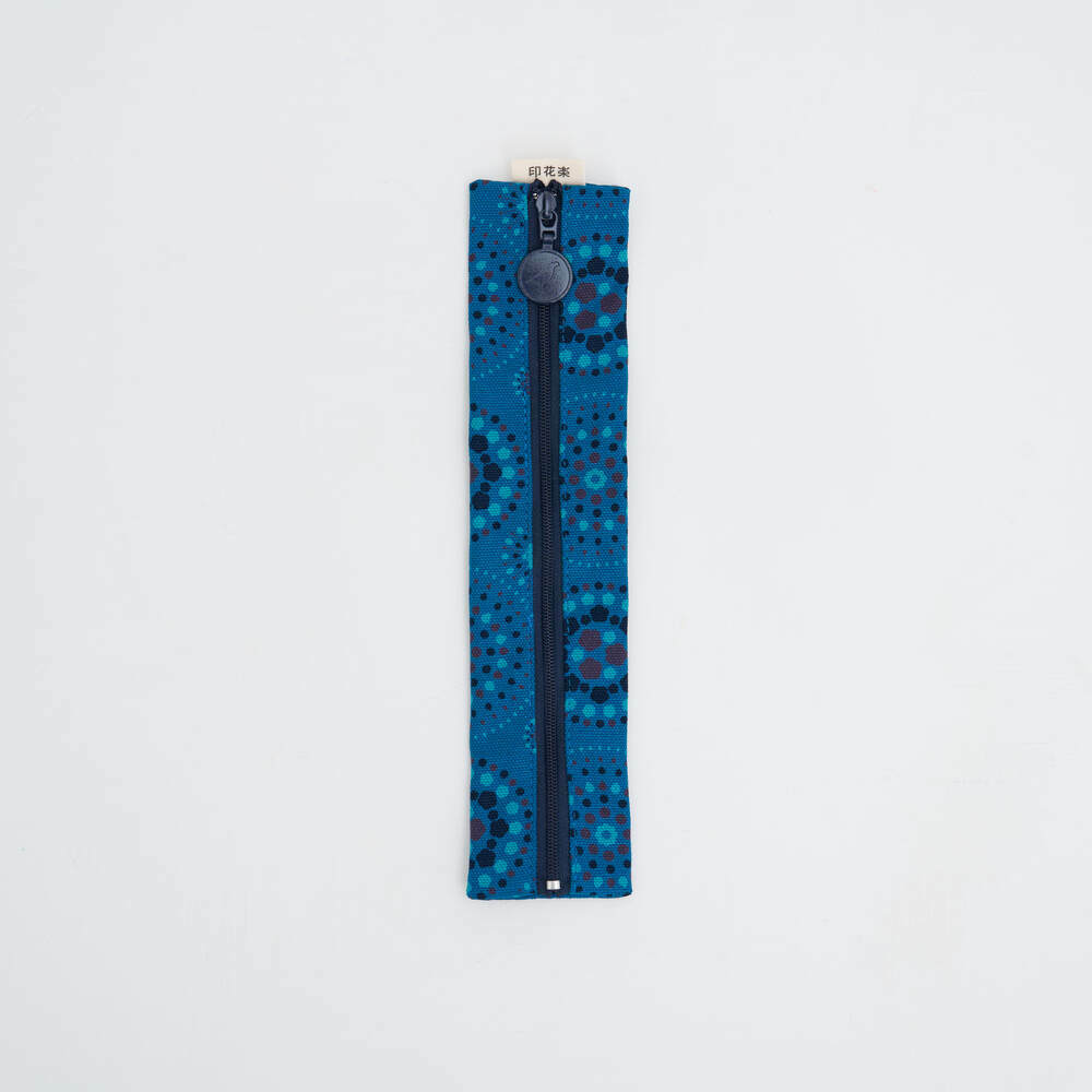 Zipper Utensil Pouch (Spoon and Chopsticks including)/Firework/Twilight Blue