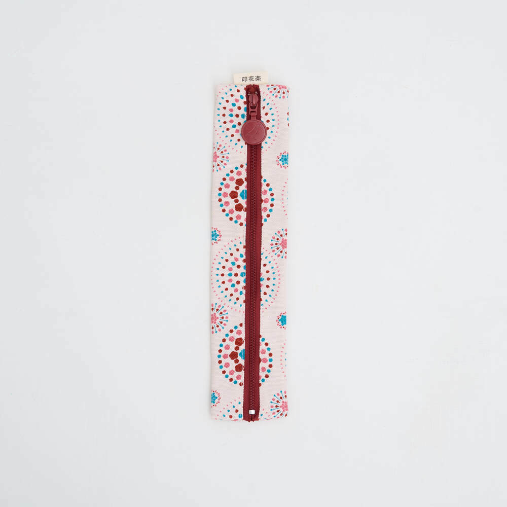 Zipper Utensil Pouch (Spoon and Chopsticks including)/Firework/Gorgeous Pink